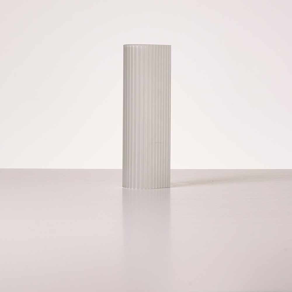 Bank Small Shade – Fluted Glass