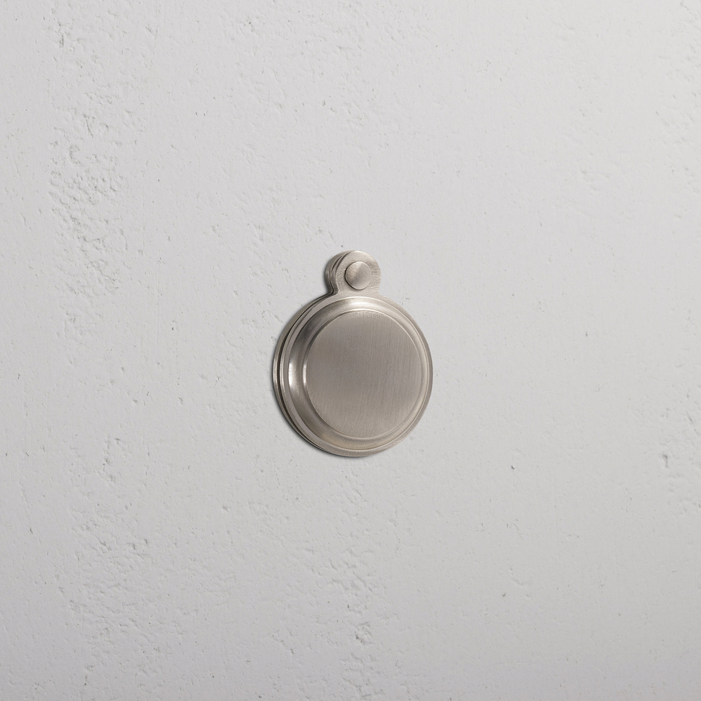 Canning Rosace de Clé L Couverte – Nickel Satiné
