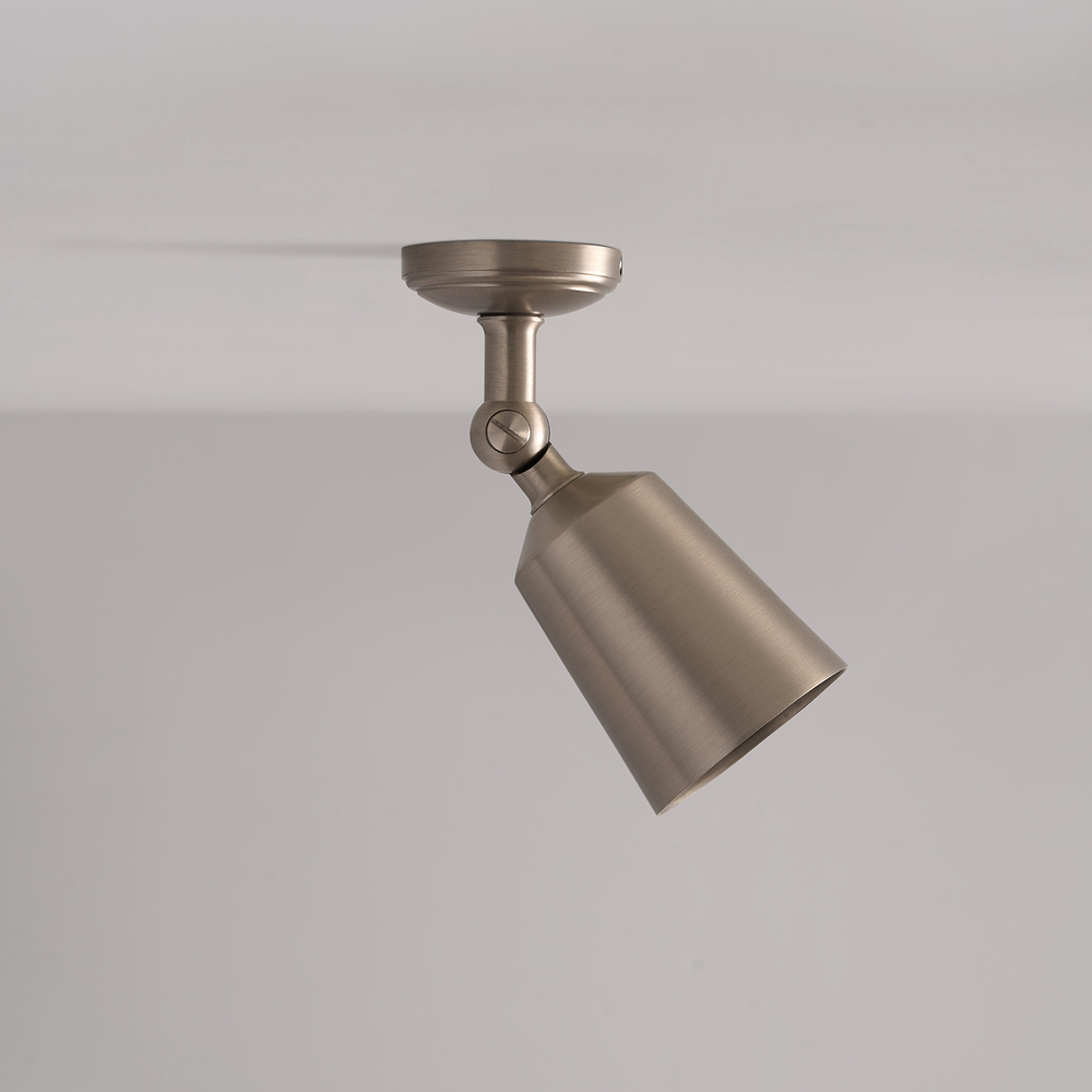 Baylis Single Medium Spotlight – Satin Nickel