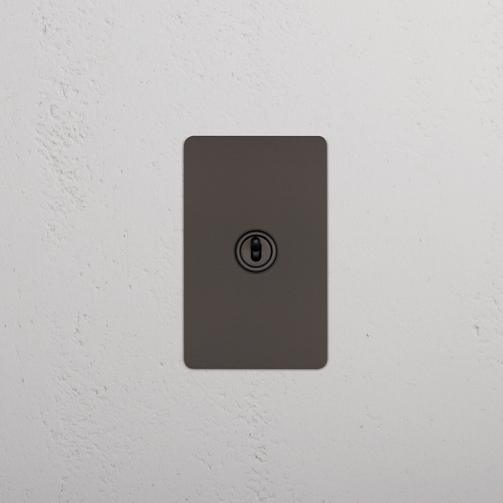 Kew 1G Dimming Retractive Toggle Switch - Bronze