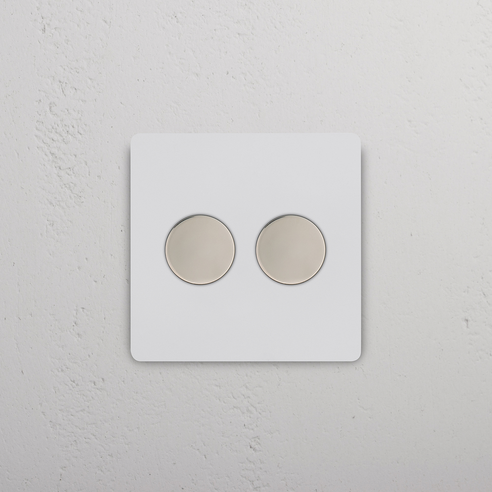 Grove 2G Dimmer Switch – Paintable Polished Nickel