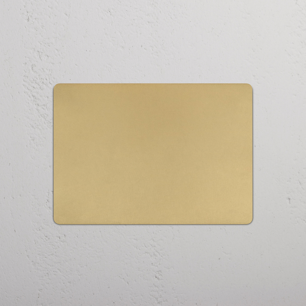 Kew 3G Blank Plate - Antique Brass