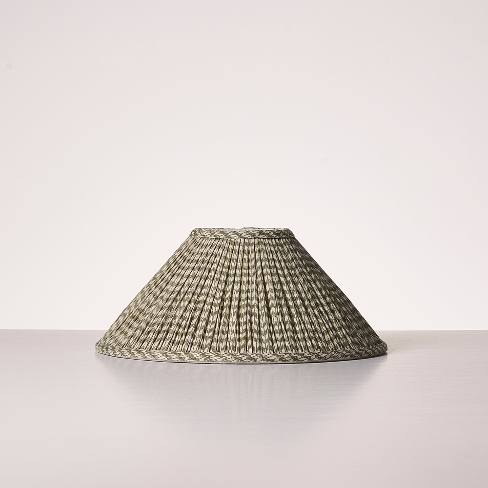 Cotswold Store plissé à motif moyen – Vert Mousse