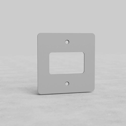 1G Fan Isolator Switch Front Plate – Paintable