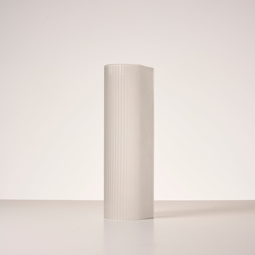 Bank Medium Shade – Fluted Glass