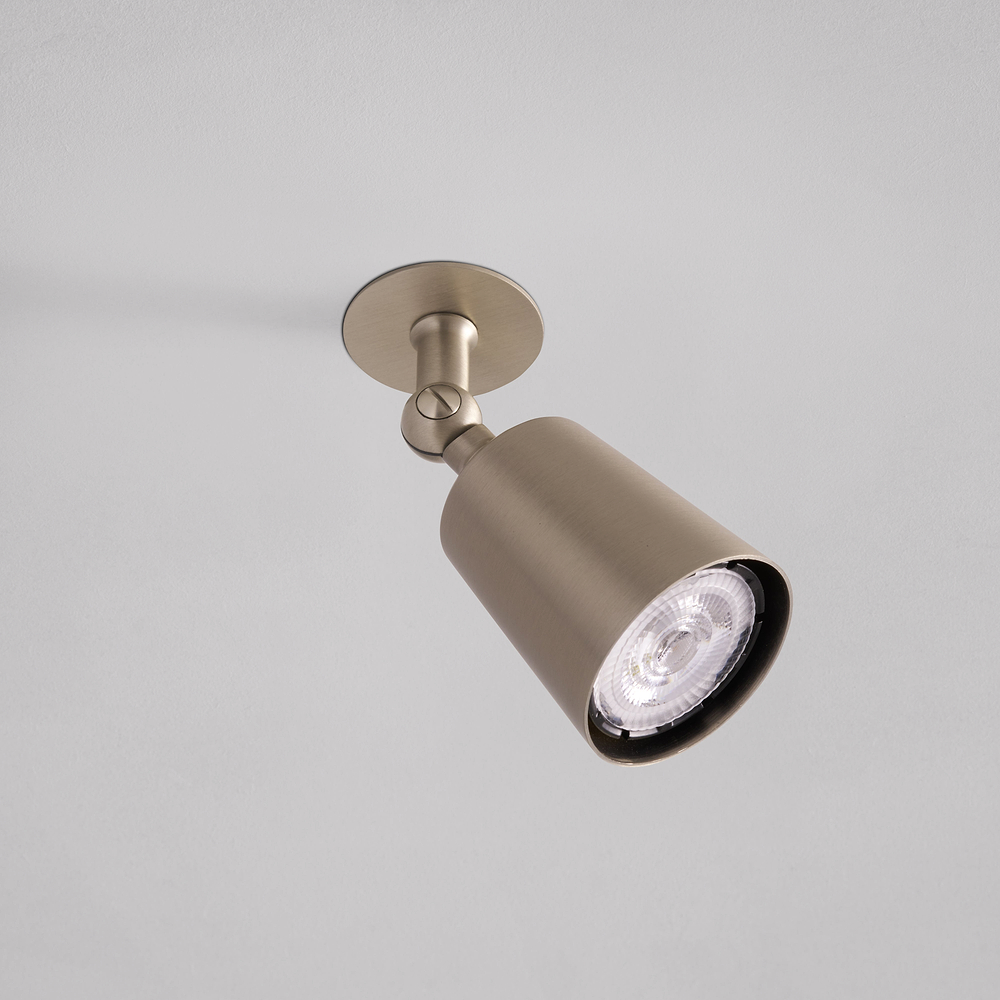 Perryn Single Medium Spotlight – Satin Nickel
