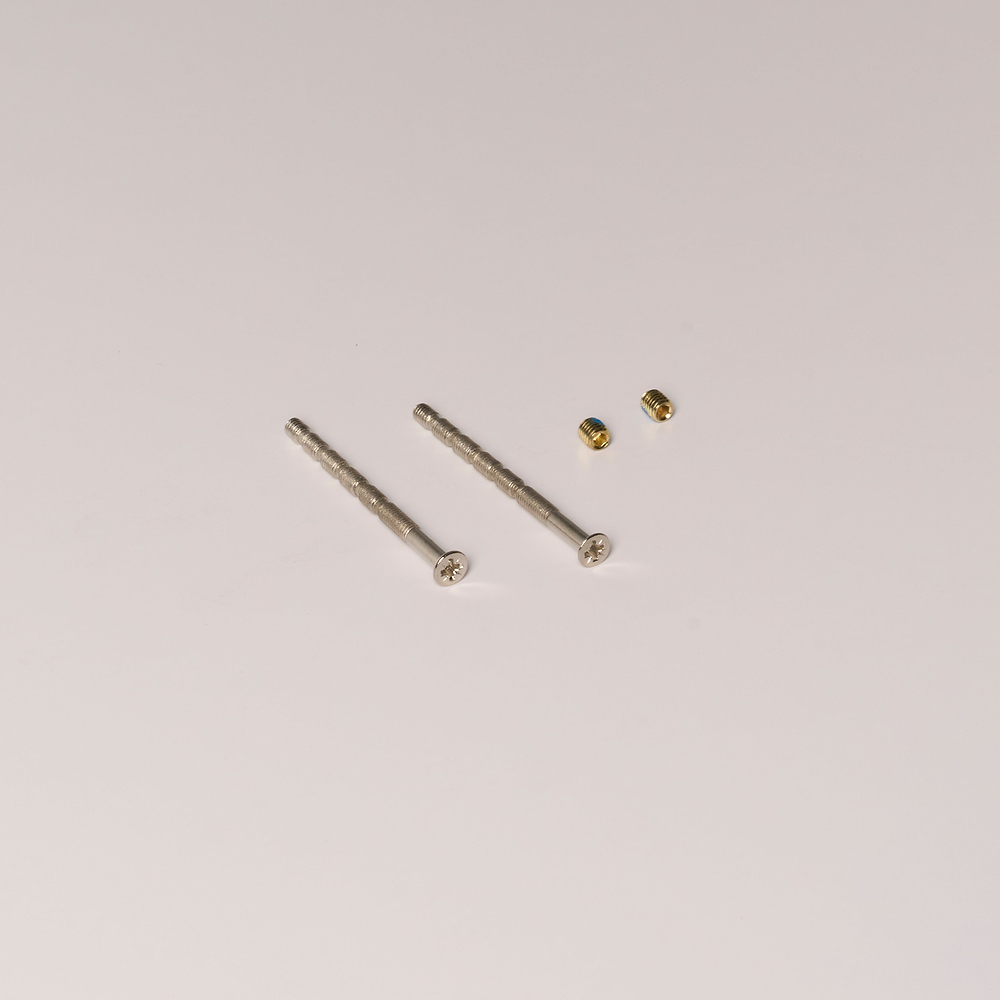 Lot de pièces de rechange pour poignée de porte à rosace (nouvelle construction) – Laiton Ancien