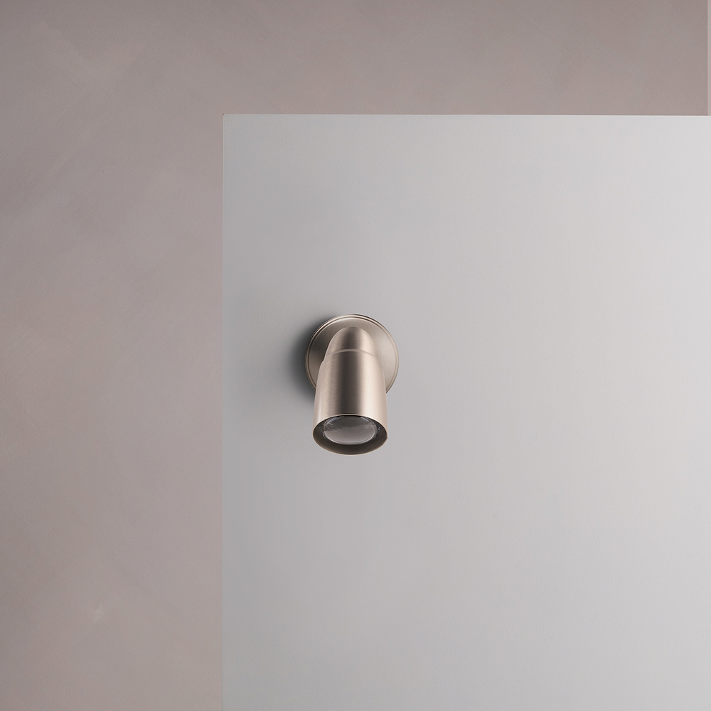 Ealing Flush Spotlight – Satin Nickel