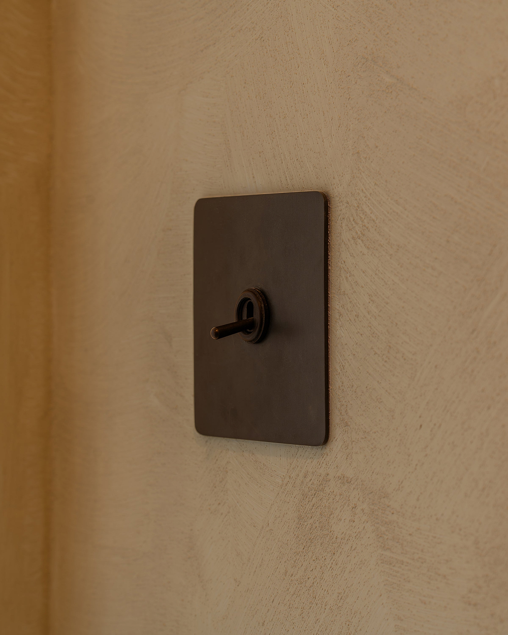 Kew Single Toggle Switch - Bronze