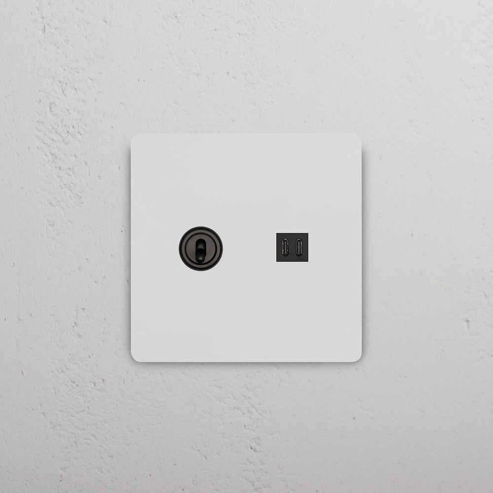 Grove 2G Toggle Switch & Fast Charge USB – Paintable Bronze | Black