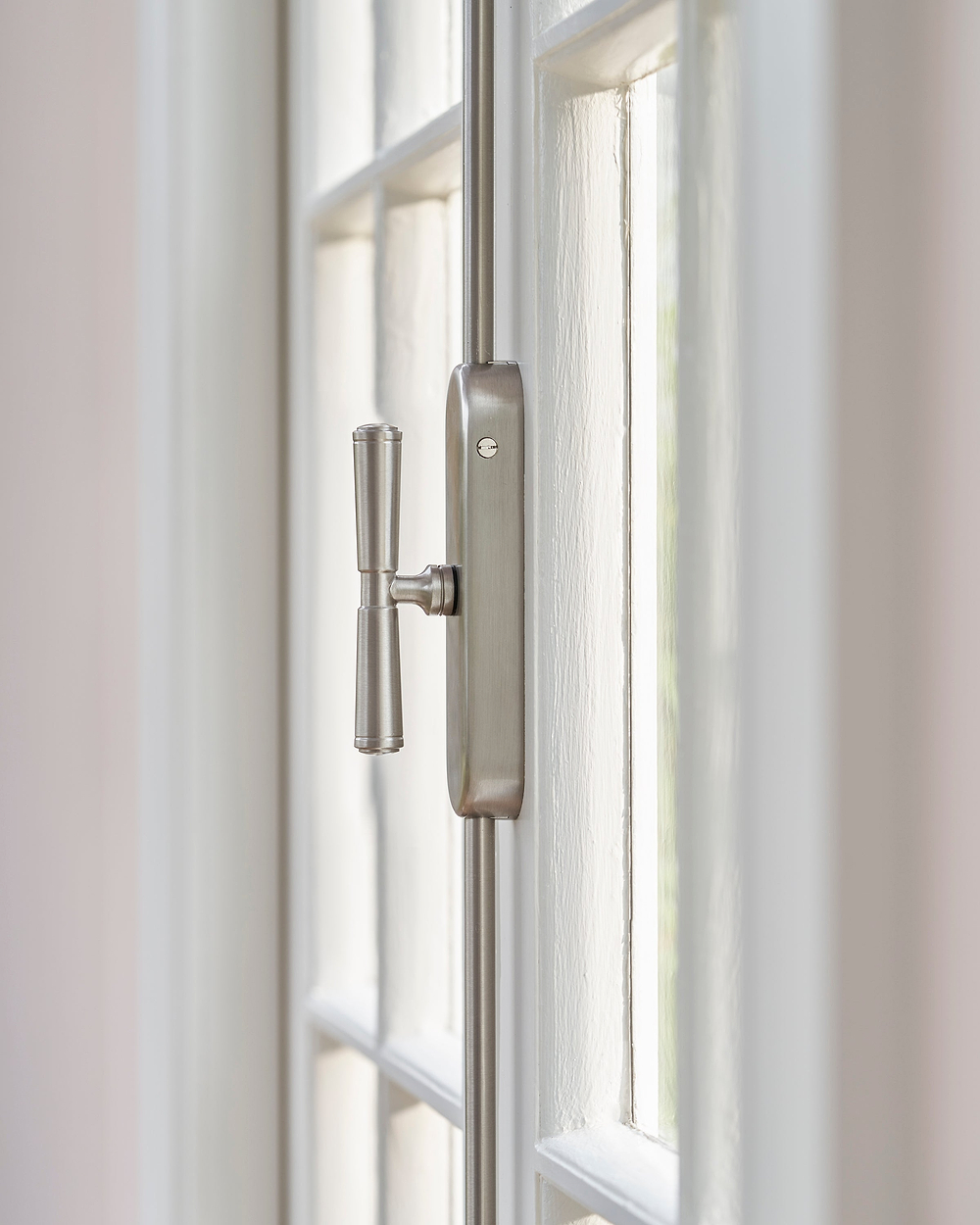 Digby Espagnolette Bolt Lock – Satin Nickel