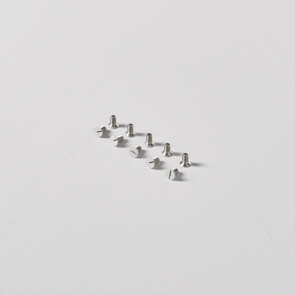 M3.5 x 5mm front plate screws x10 – White