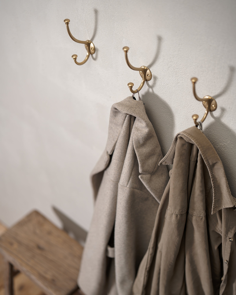 Mews Hook – Antique Brass
