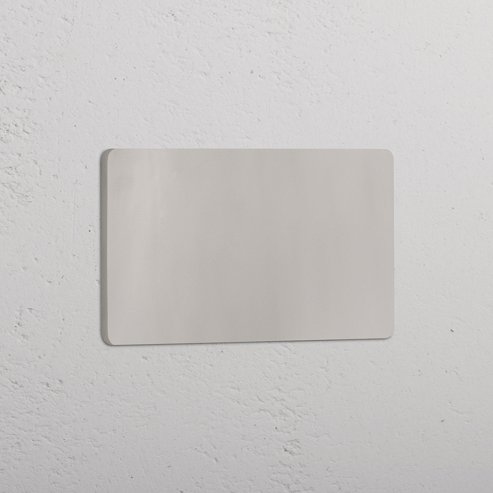 Grove 4-Module Blank Plate – Polished Nickel