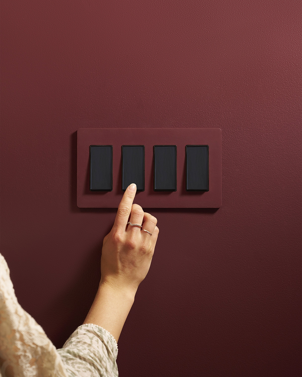 Grove 4G Rocker Switch – Paintable Bronze | Black