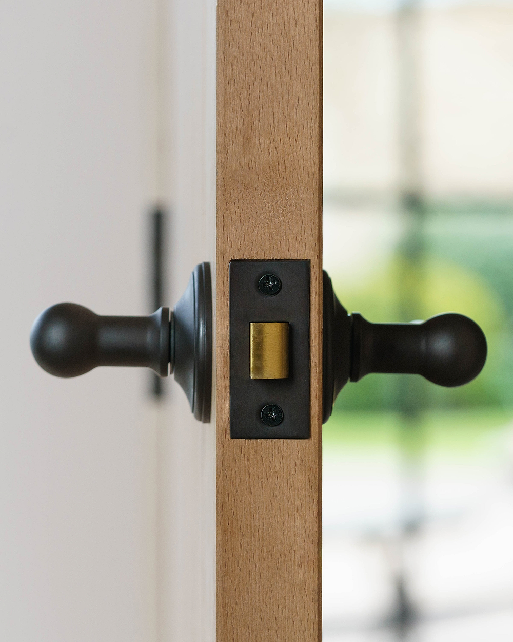 Harper Passage Door Handle Set - Bronze