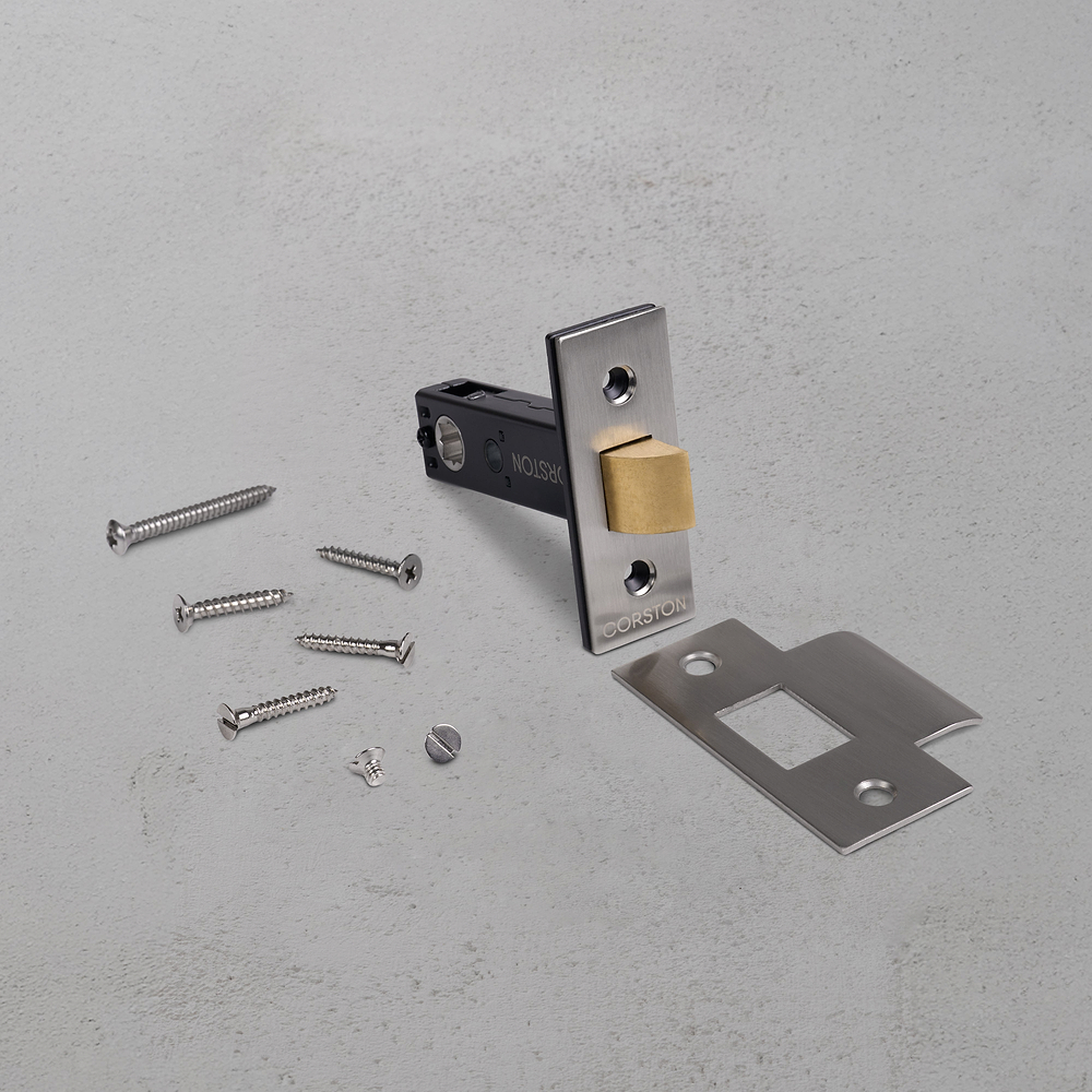 Tubular Latch 60mm – Satin Nickel