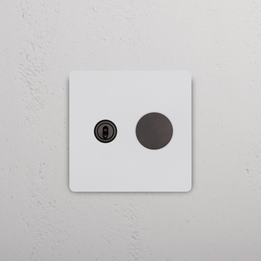 Grove 2G Toggle & Dimmer Switch – Paintable Bronze