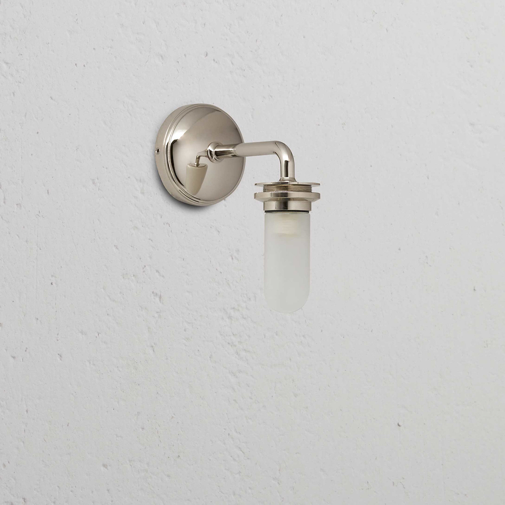 Richmond Medium Downward Wall Light Body – Polished Nickel