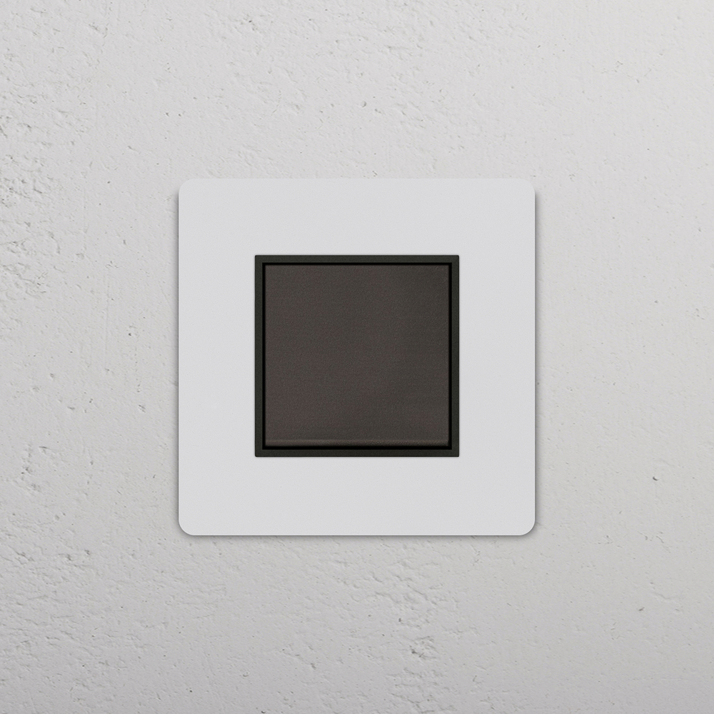 Grove Interruttore a Bilanciere Singolo Invertitore – Bronzo Pitturabile | Nero