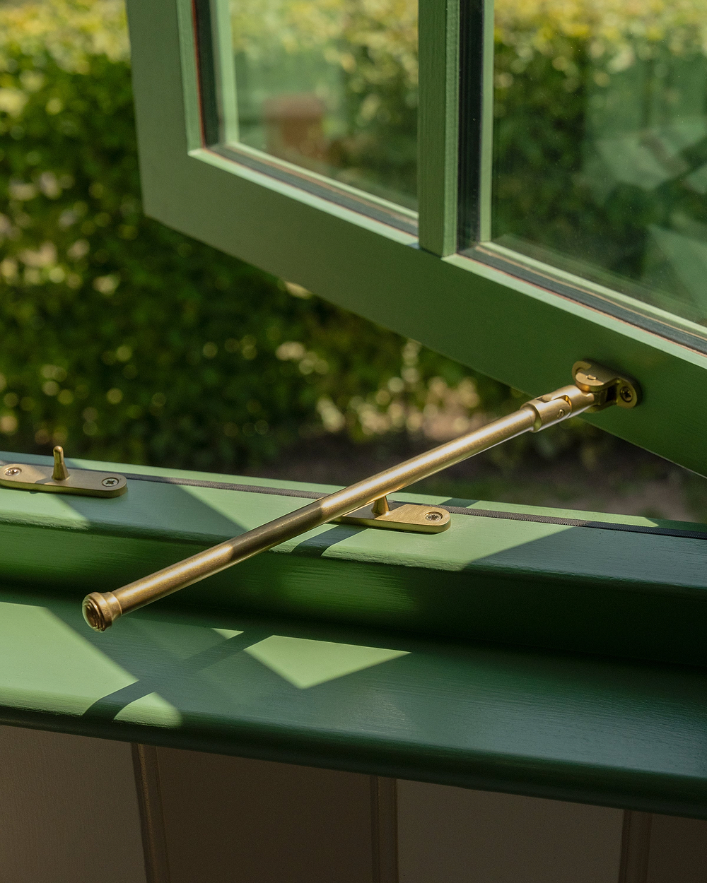 Southbank Casement Window Stay 275mm - Antique Brass