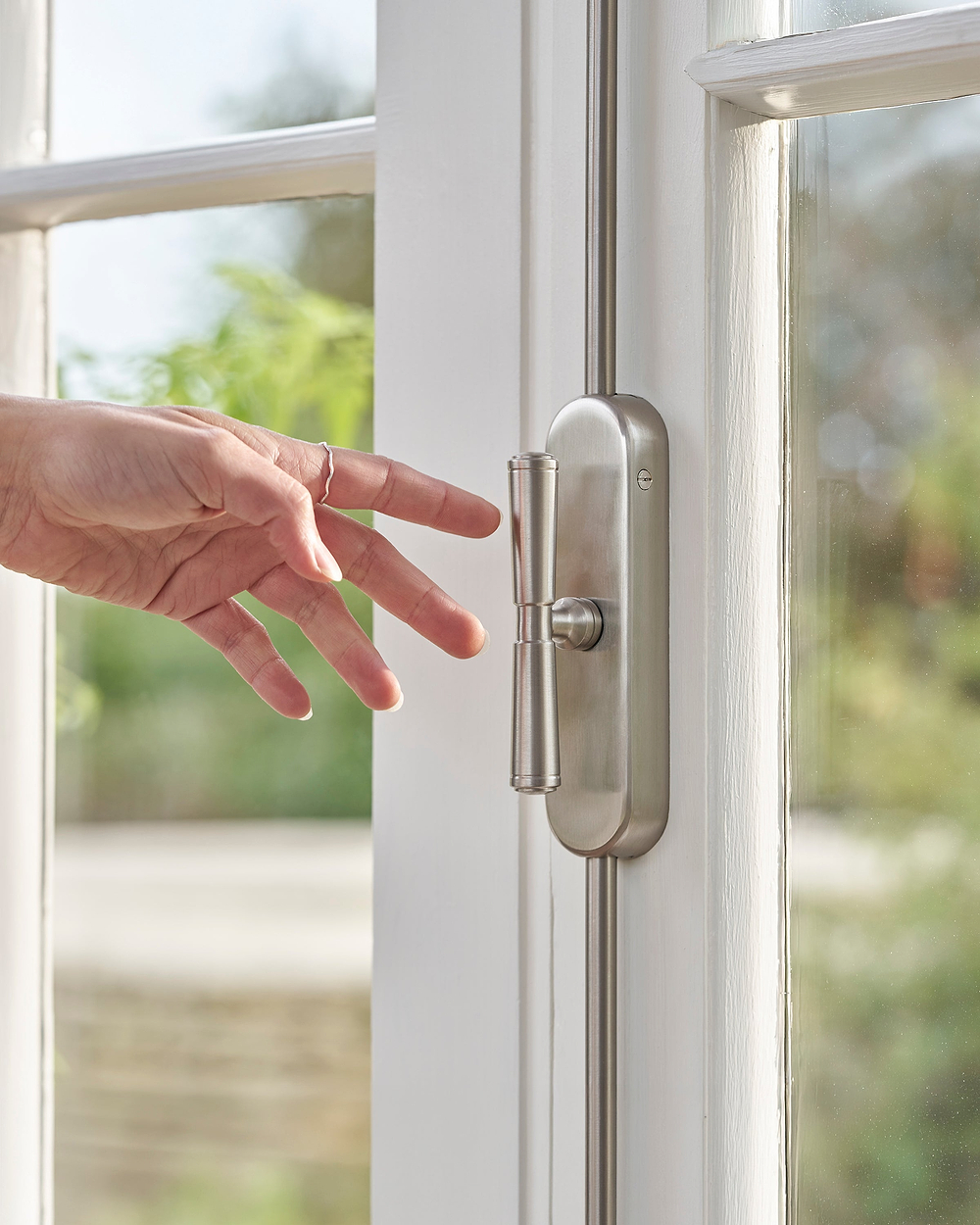 Digby Espagnolette Bolt Lock – Satin Nickel