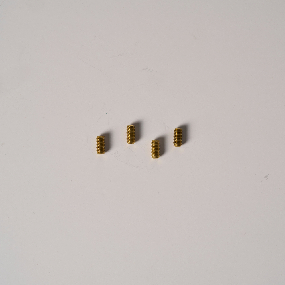 M5 x 12mm Wall Light Grub Screw x4 – Antique Brass