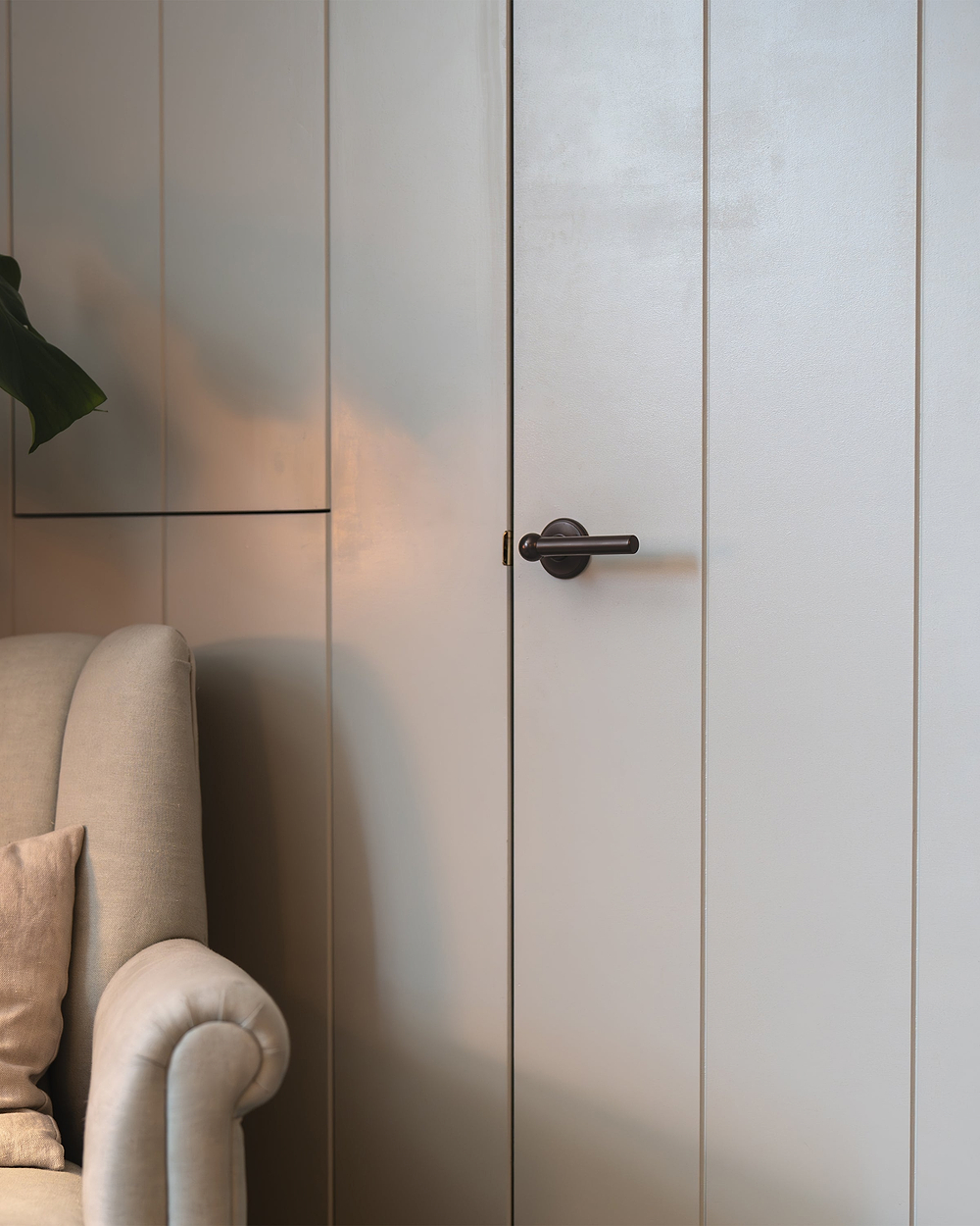 Harper Passage Door Handle Set - Bronze