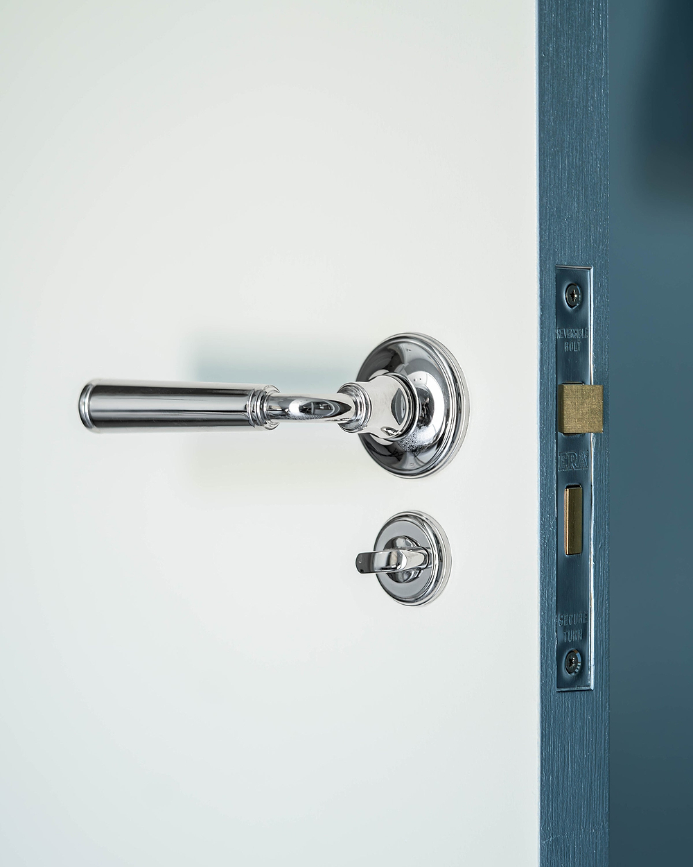 Digby Sprung Door Handle - Polished Nickel