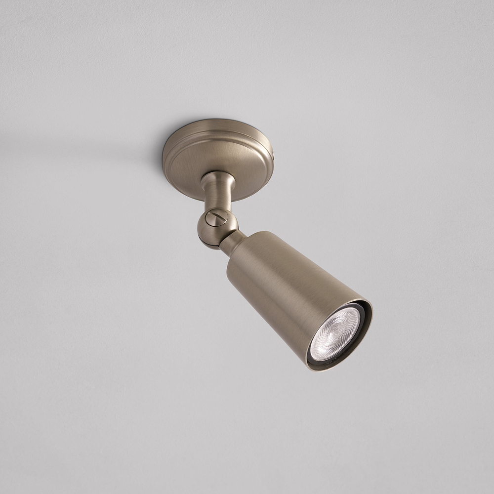 Baylis Enkel Liten Spotlight – Borstad Nickel
