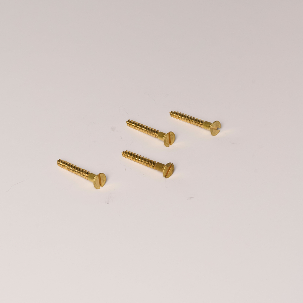 5.5mm x 30mm Self Tapping Wood Screw x4 – Antique Brass