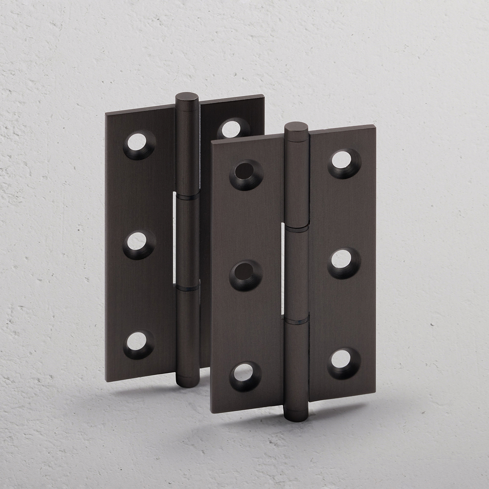 Cedar Cabinet Hinge Pair - Bronze