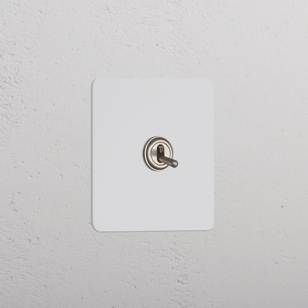 Single Toggle Switch - Satin Nickel - Paintable
