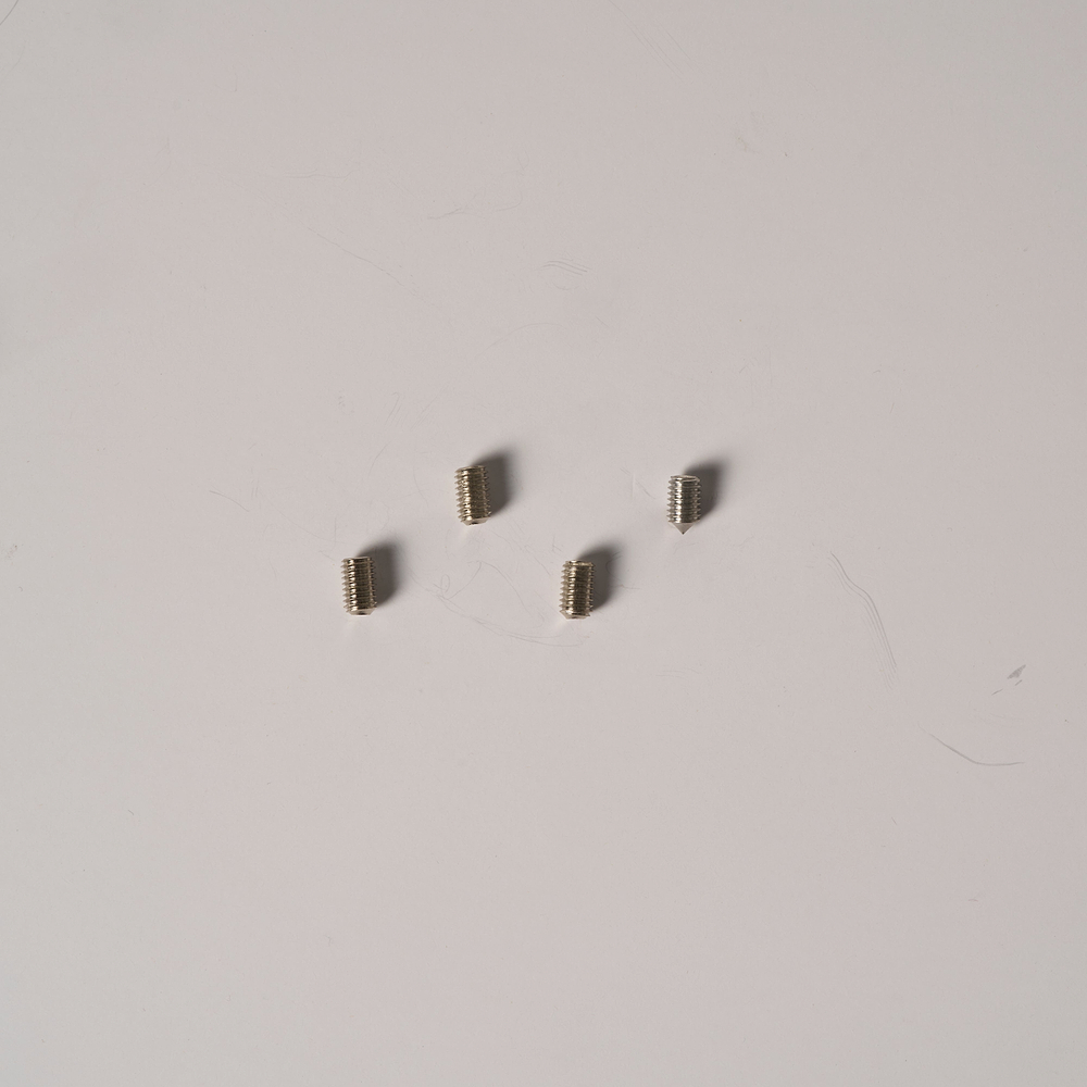 M5 x 8mm Wall Light Grub Screw x4 – Nickel