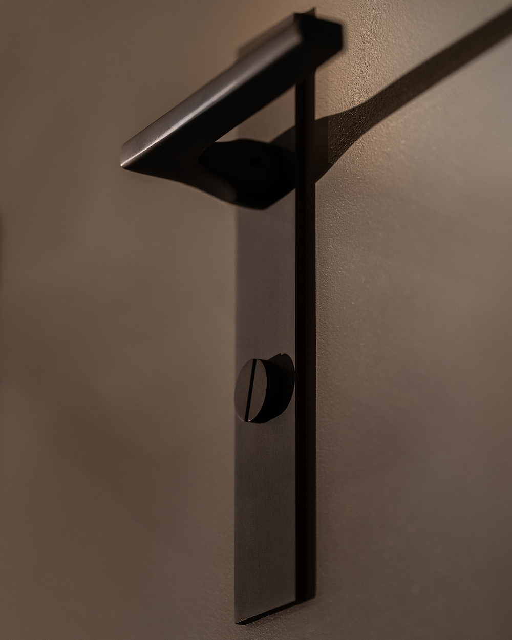 Clayton Long Plate Sprung Door Handle & Thumbturn - Bronze