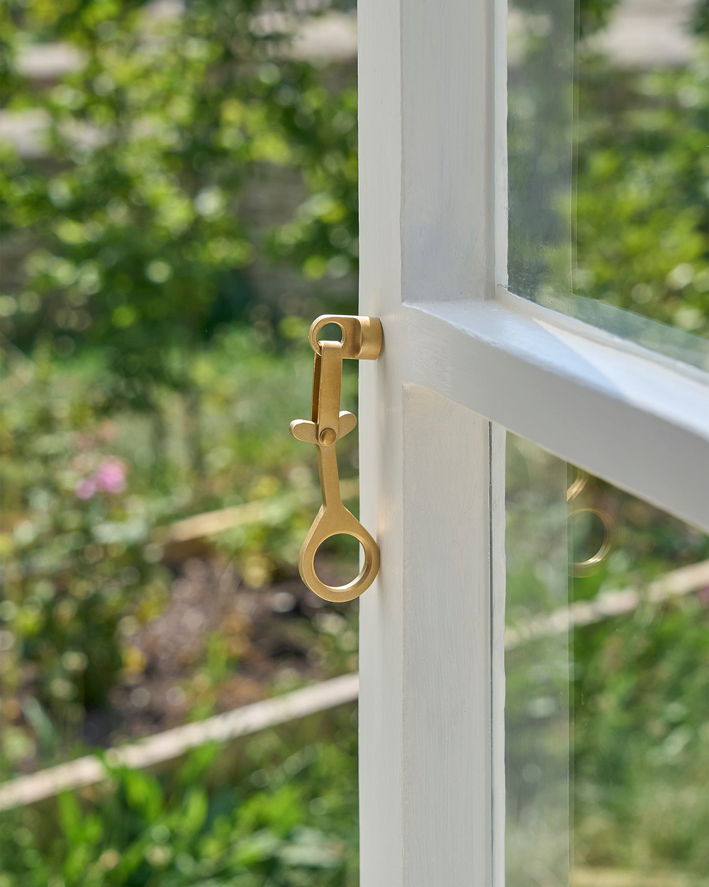 Southbank Skandinavischer Fensterriegel – Antikes Messing