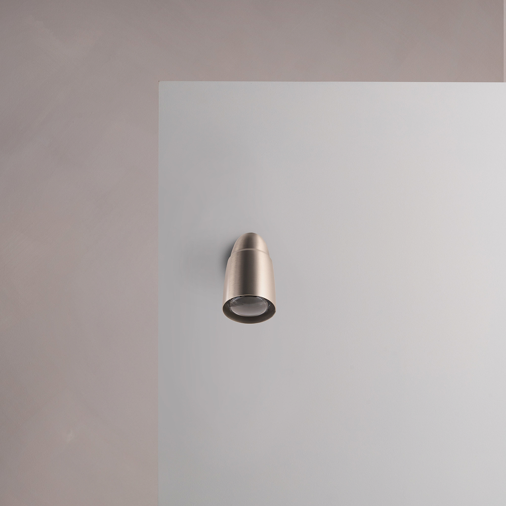 Ealing Utanpåliggande Spotlight – Borstad Nickel