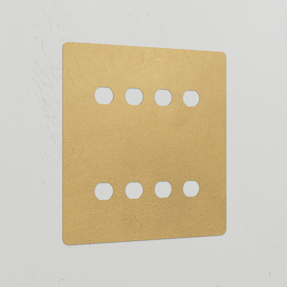 8G Switch Plate - Antique Brass