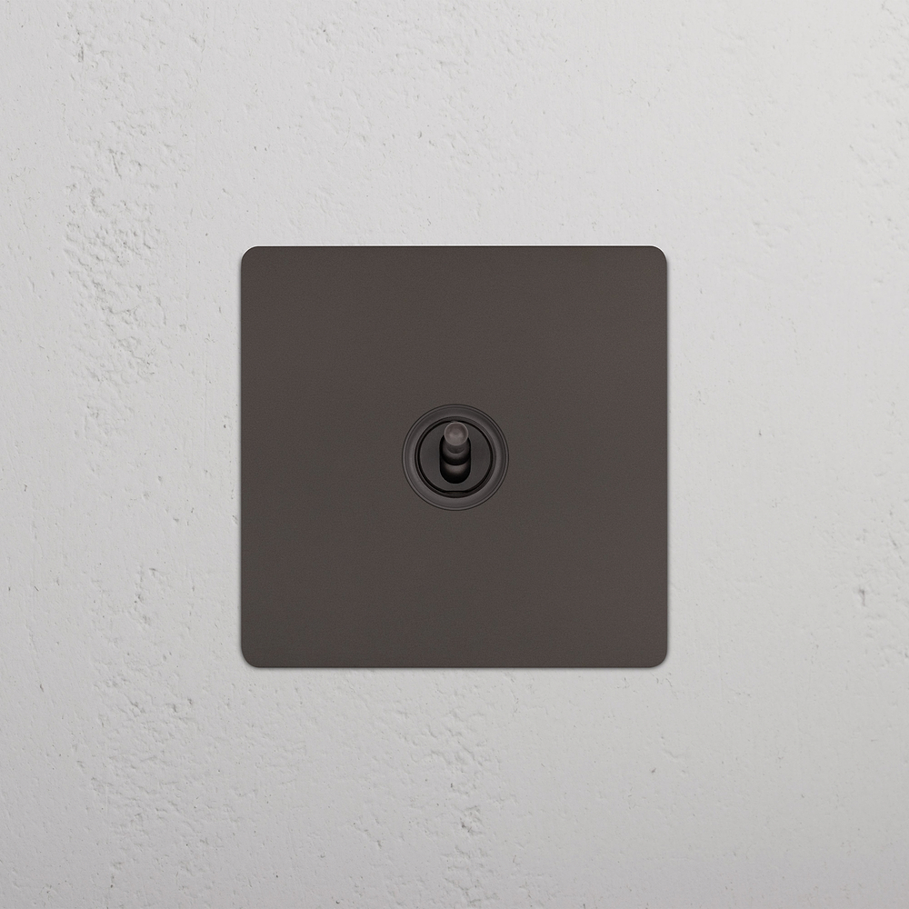 1G Retractive Toggle Switch - Bronze