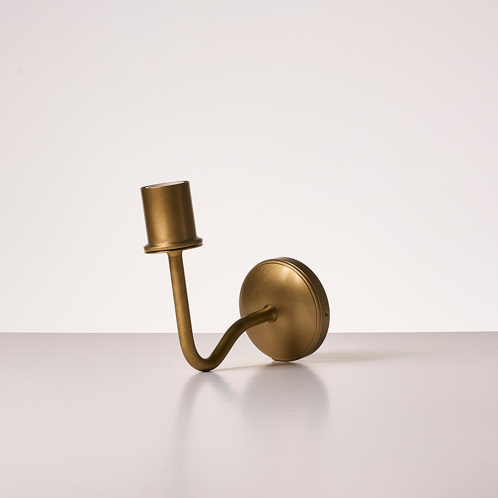 Malvern Large Upward Wall Light Body – Antique Brass
