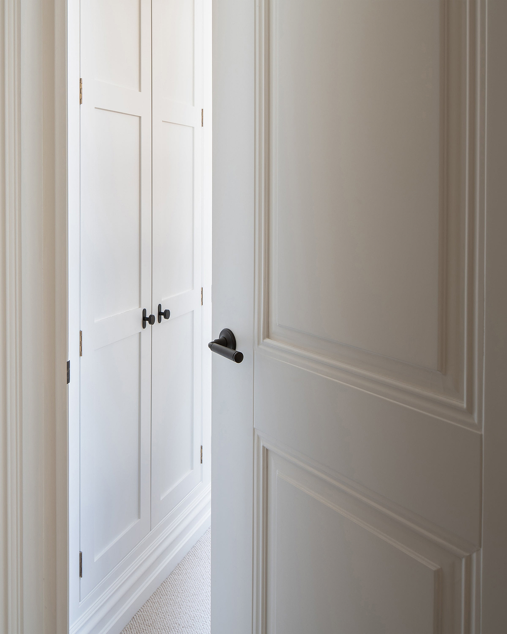 Digby Passage Door Handle Set - Bronze