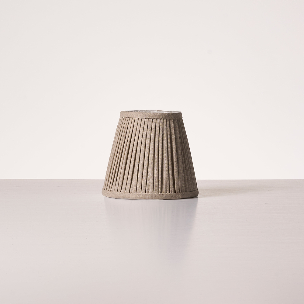 Malvern Petit abat-jour plissé – Beige Naturel