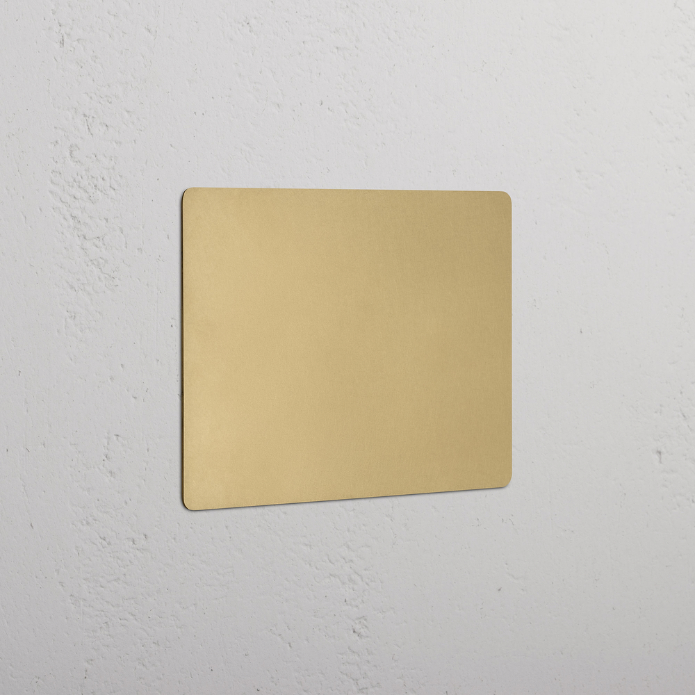 Kew 3G Blank Plate - Antique Brass