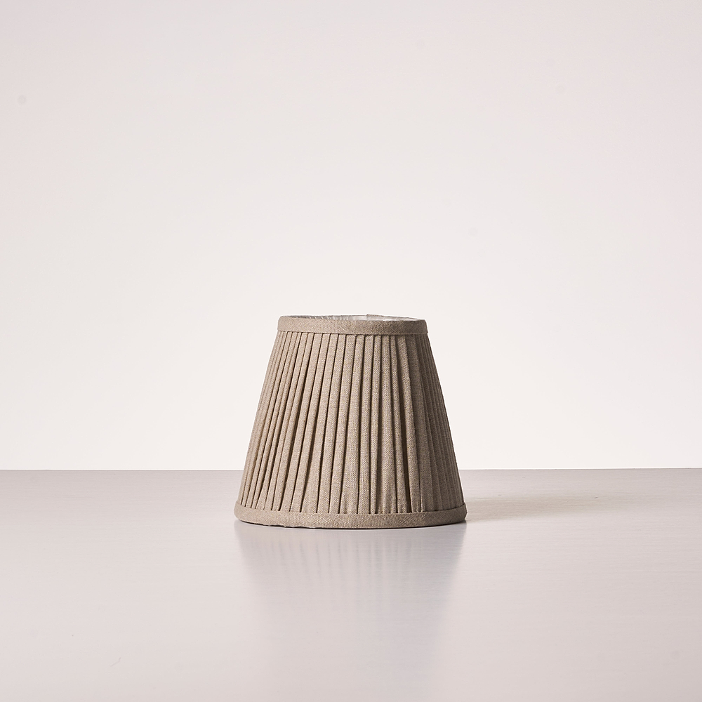 Malvern Medium Pleated Shade – Natural Beige
