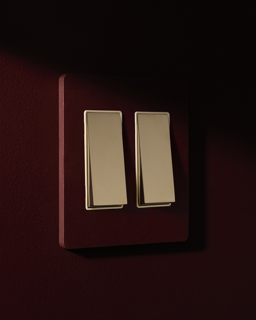 Grove 2G Rocker Switch – Paintable Polished Nickel | White