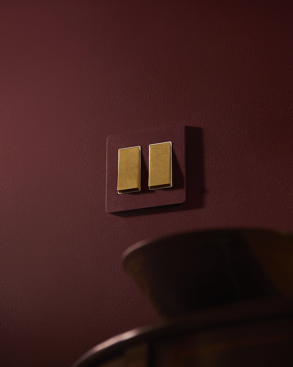 Grove 2G Rocker Switch – Paintable Antique Brass | White