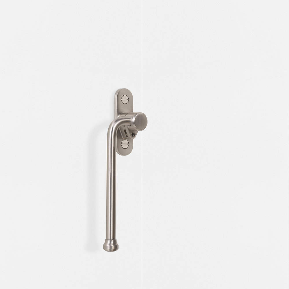 Southbank Lockable Casement Window Handle Left – Satin Nickel