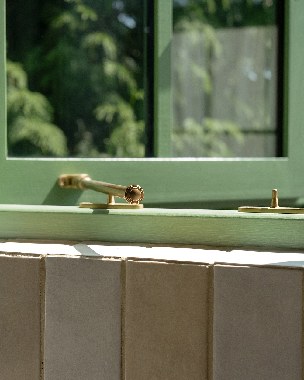Southbank Casement Window Stay 275mm - Antique Brass