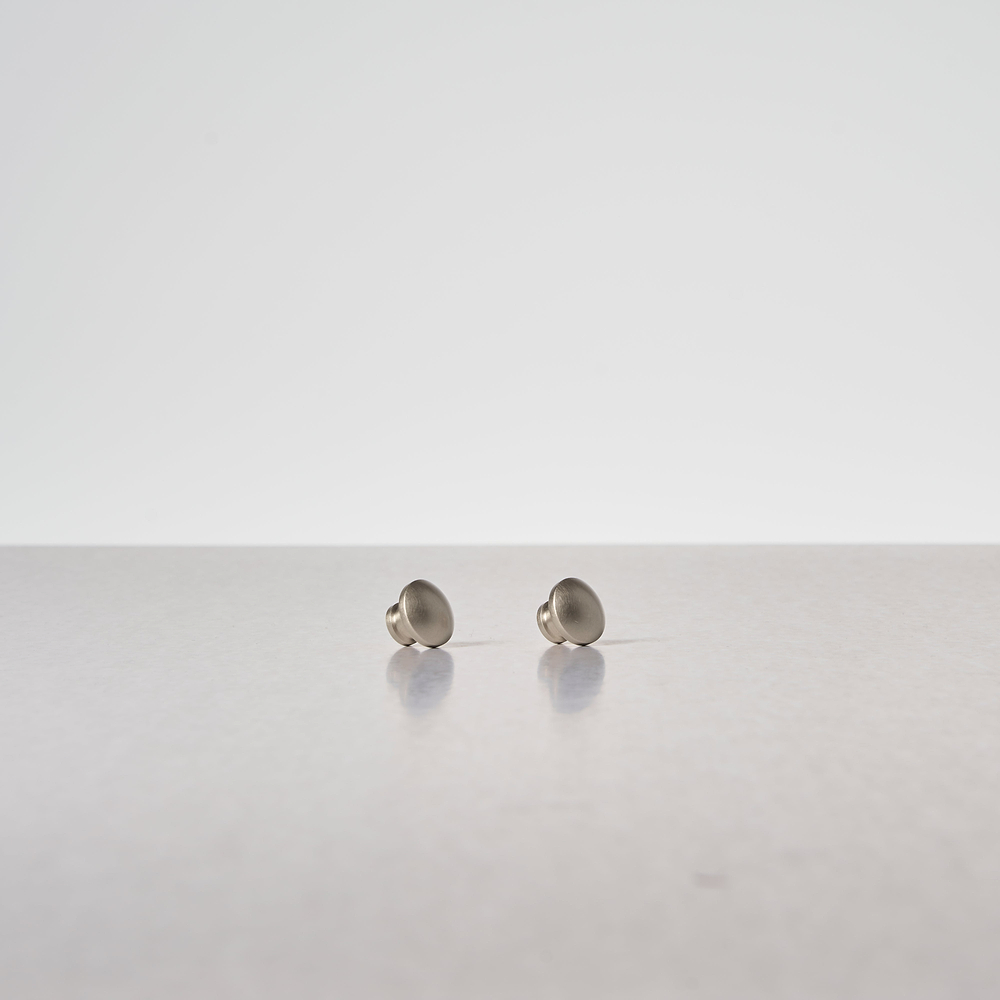 Mews Embouts de crochet de rechange, lot de 2 pièces – Nickel Satiné