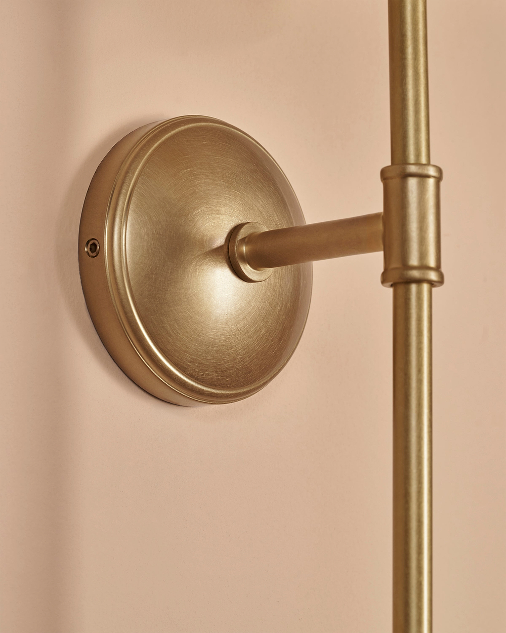 Cotswold Wall Light Pleated Flaxen Yellow – Antique Brass